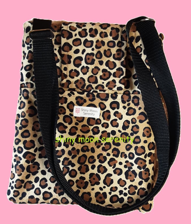 Leopard Print Crossbody Bag