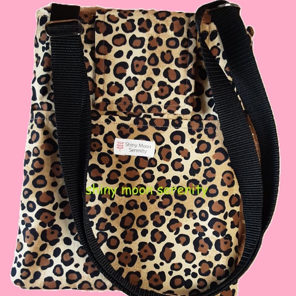 Leopard Print Crossbody Bag