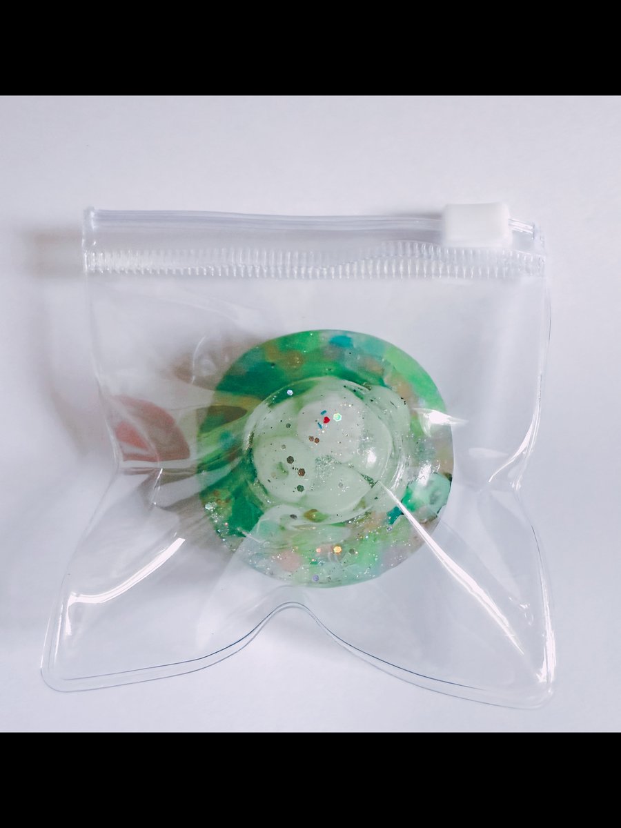 Glow in The Dark UFO worry stone