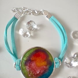 Colourful Resin bracelet