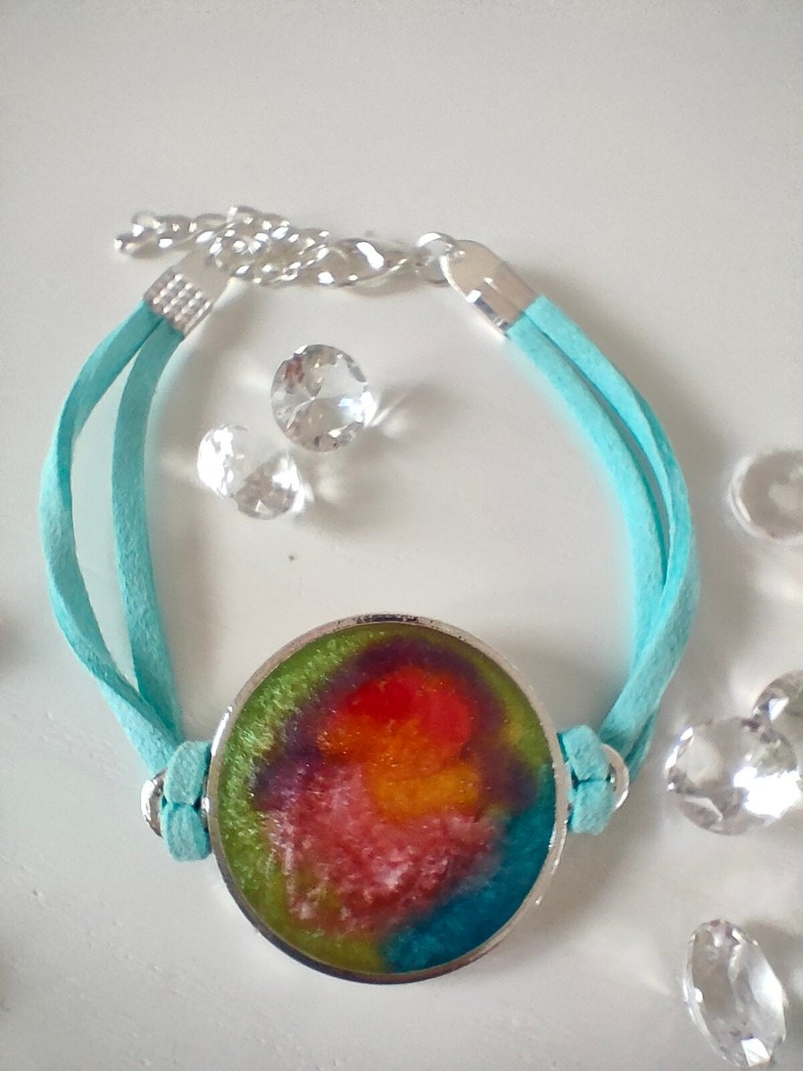 Colourful Resin bracelet