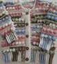 Random neutral coloured cardigan anti pil yarn for an 18 month old little one  - Image 4