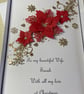 Personalised Christmas Card Gift Boxed Wife Daughter Mum Dad Any Message  - Image 8