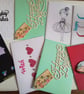 Set of 8 assorted cards. Ref 532. Summer seconds 