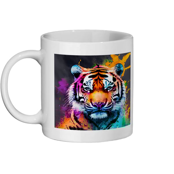 Watercolour Tiger 1 - Bright, Vivid Wildlife Mug