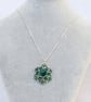 Sparkly Emerald Green Ceres Pendant - Image 6