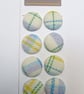 Striped Lambswool Covered Buttons - Image 2