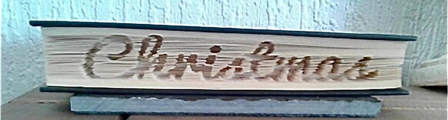 Christmas, CUT & FOLD Book folding pattern - EMAILED PDF PATTERN