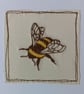 Embroidered Bumblebee General Greetings Card - Image 2