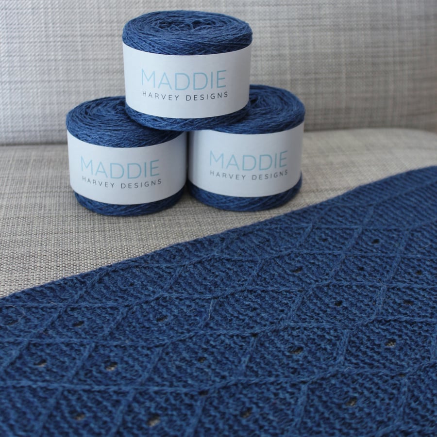 Centaurea Shawl Kit (Demin Blue)