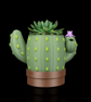 Cactus Self-Watering Planter – Cute 3D Printed Succulent Pot, Fun Indoor Plant H