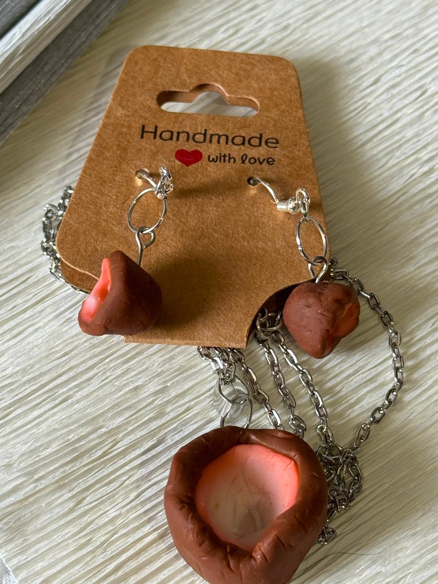  The "Coco-Nuts For You" Clay Jewelry Set