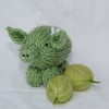 Hand Knitted Gooseberry Piglet
