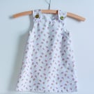 Summer Dress, Age 2 years, A line dress, pinafore,  Summer clothes, floral dress