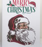 Father Christmas - Merry Christmas or Seasons Greetings 5x7in Card