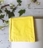 Bees Script Fabric Corner Bookmark, , Yellow - Image 3