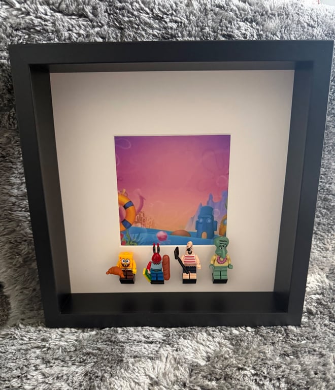 Spongebob Themed Brick Frame