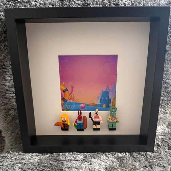Spongebob Themed Brick Frame