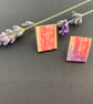 Summer Rain, Stainless steel post earrings  - Image 4