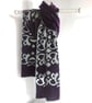 LIMITED EDITION SILK VISCOSE DEVORE VELVET SCARF - Image 2