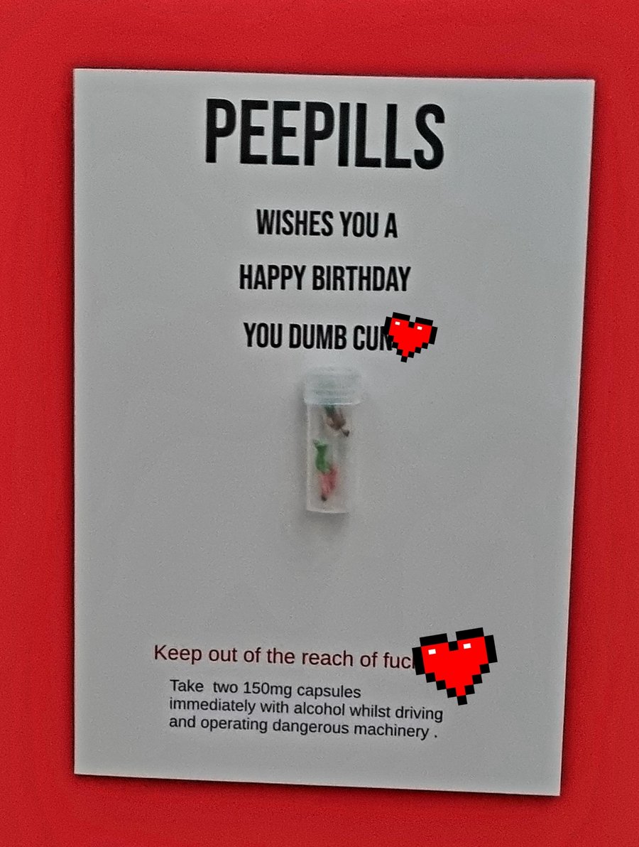 Very rude Card from PEEPILLS 