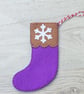 Felt Christmas Stocking Hanging Tree decoration - Image 8