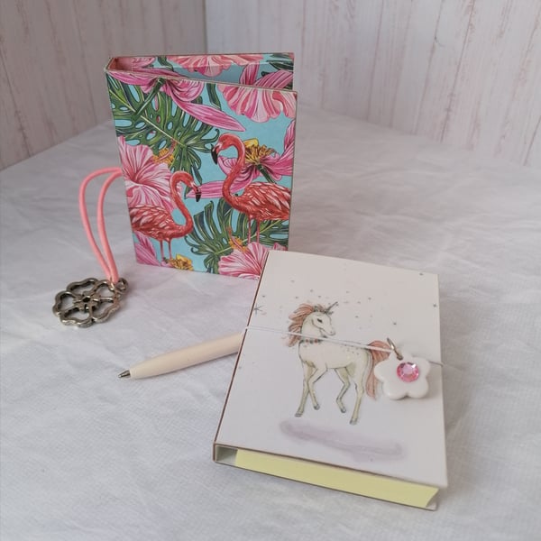 Sticky note Notebook -Flamingo or Unicorn