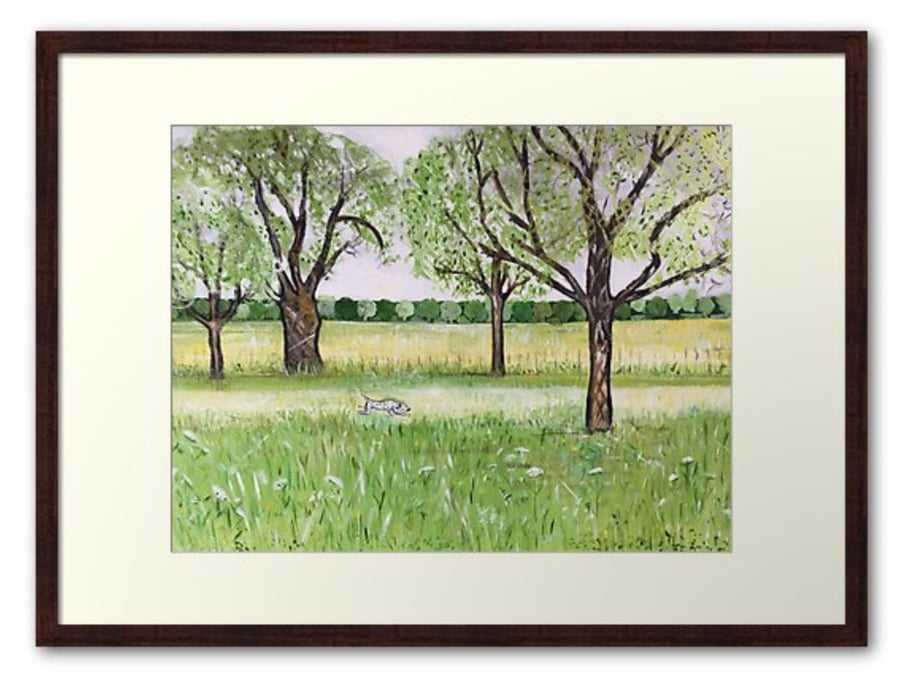 Framed Print Wall Art Taken From The Original Oil Painting ‘Essence Of Summer’