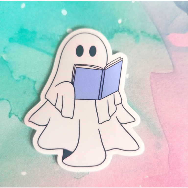 Reading ghost Vinyl Sticker