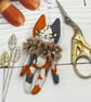 Hand Painted Miniature Cat Art Doll in Calico - Image 5