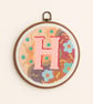 Personalised Punch Needle Initial Wall Hanging - Image 6