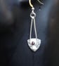 Thames garnet spear earrings - Image 3
