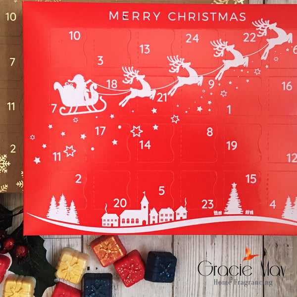 Wax Melt Advent Calendar, soy wax advent calendar