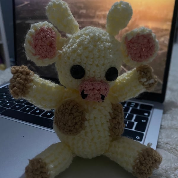 Crochet cow small 