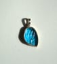 Blue glass pendant