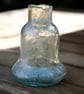 Bell Glass Hand Engraved Swallow
