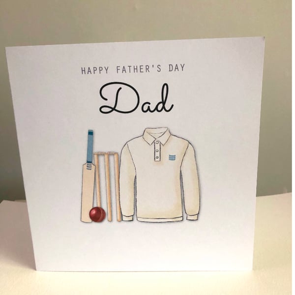 Father's Day Cricket Card for Cricket Lovers