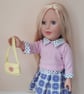 KNITTING PATTERN PDF Lemon Bag for Doll - Image 1