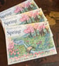 Spring. Illustrated Isle cut out and make pack
