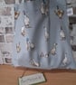 DUCKS ON BLUE UNLINED TOTE BAG