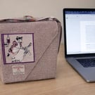 A Harris Tweed Large Crossbody Bag or Satchel