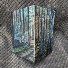 Handmade softcover notebook - A Walk in the Woods 2