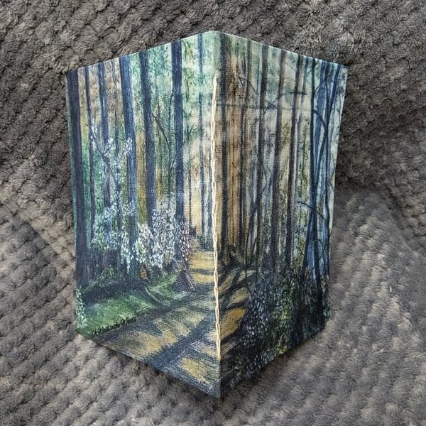 Handmade softcover notebook - A Walk in the Woods 2