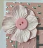 Pink and silver text Happy Birthday card - Image 2