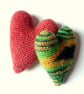 Unique crochet hearts - Teacher gift - OOAK Mother's Day present - Image 1