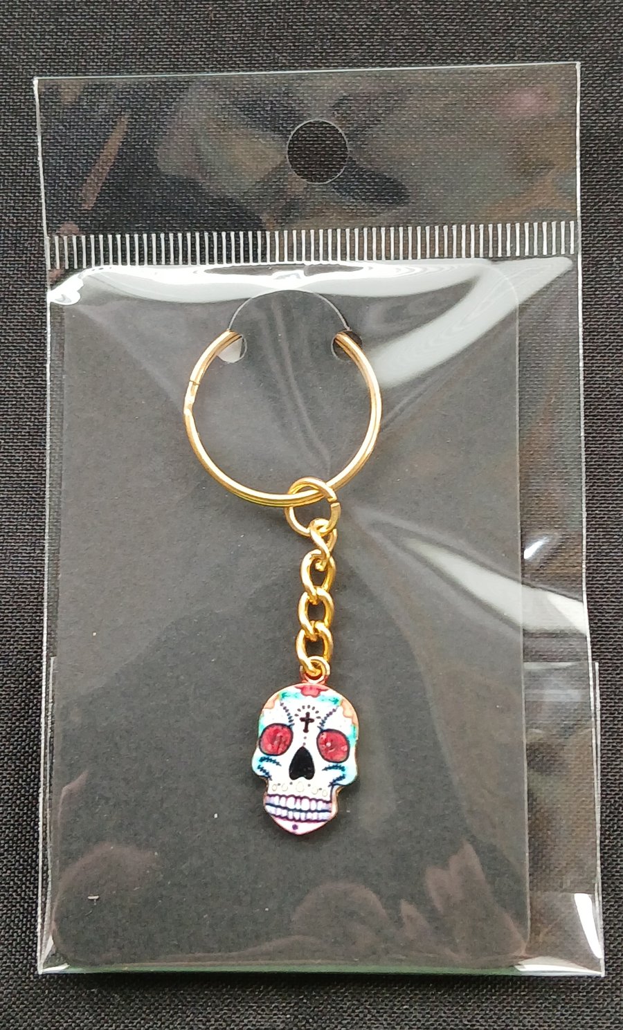Skull keyring 
