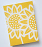 A6 HARDBACK NOTEBOOK - YELLOW SUNFLOWER - Image 2