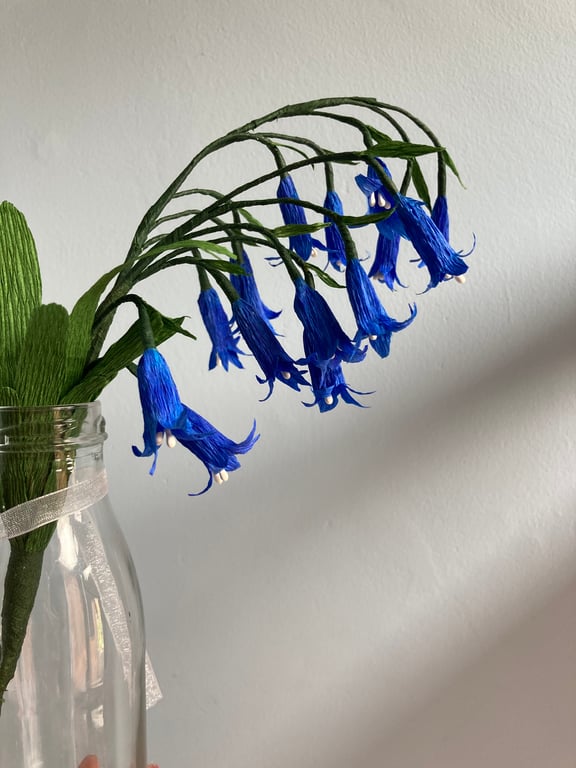 Paper bluebells 