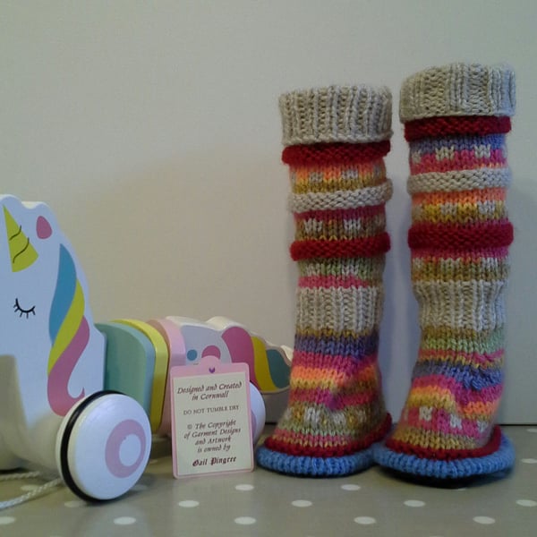 Ruffle Baby Bootie, All-in -one socks  3-9 months Perfectly Imperfect 