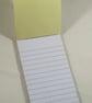 Lined notepad with glittered cover - Image 3